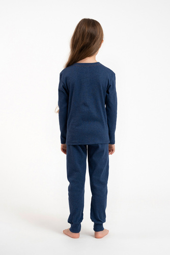Lita Pijama pentru fete Italian Fashion - albastru marin