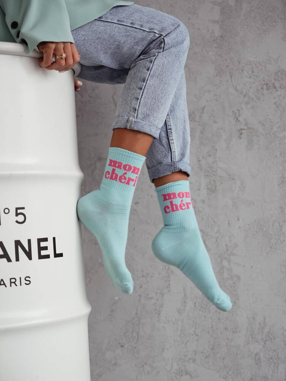 0200-150 Ciorapi dama Mon Cheri Milena - albastru