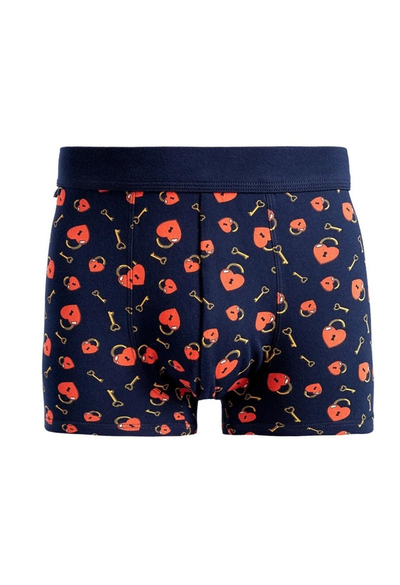 Boxeri bărbați din bumbac moale și elastic, ambalați într-un borcan de sticlă elegant – un cadou original, gata de oferit.