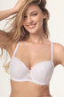  Sutien alb cu cupă completă