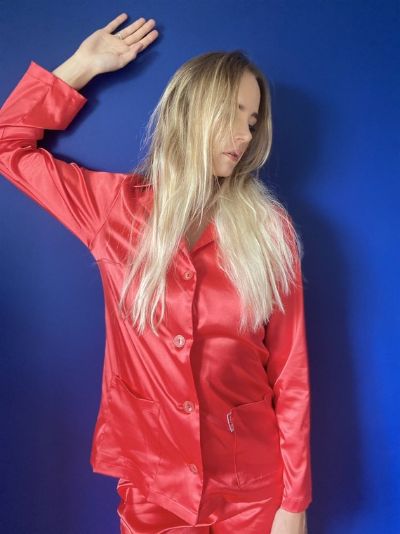 934 Classic Forex pijama pentru femei - roșu