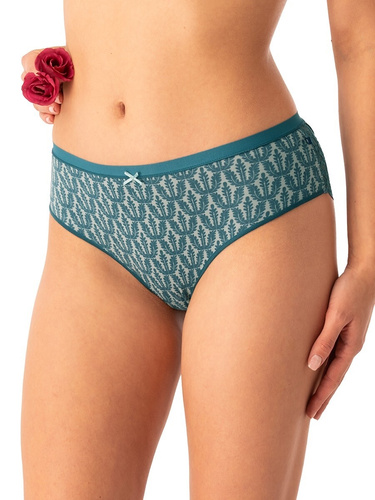 Slip dama din bumbac Key LPC 512 verde roz – set 2 piese in cutie, croiala confortabila