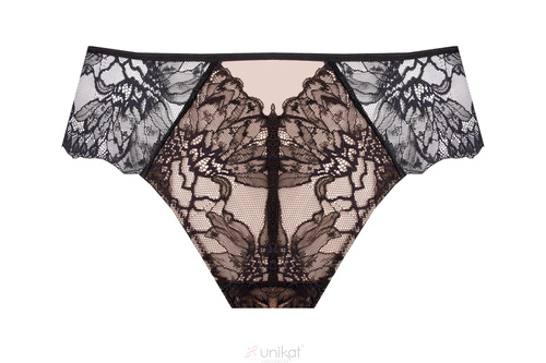 Unikat Kiana chilot damă negru din dantelă clasic