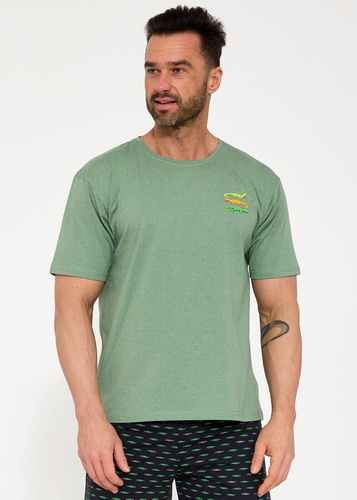 Pijama Bărbați Cornette Crocodiles 2 326/202 – Bumbac Confortabil | Tricou Mânecă Scurtă & Pantaloni Scurți | Print Crocodili | Ideală pentru Vară