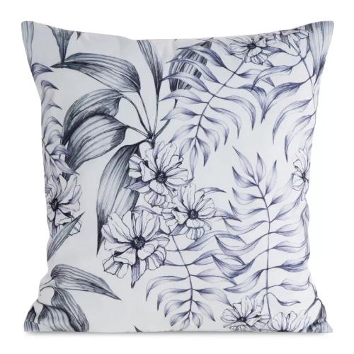 Față pernă 45x45 Mink 30 Eurofirany catifea flori decorativă