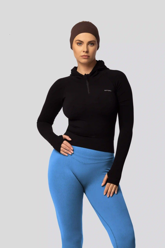 Colanți push-up Spaio PRO talie înaltă modelatori opaci ice blue
