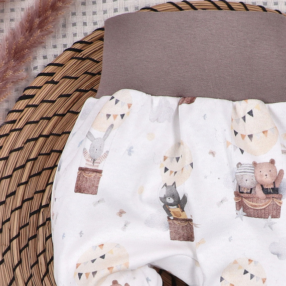 Nini Pantalonași Nou-născut  Balloon Friends 100% Bumbac Organic – Polonia
