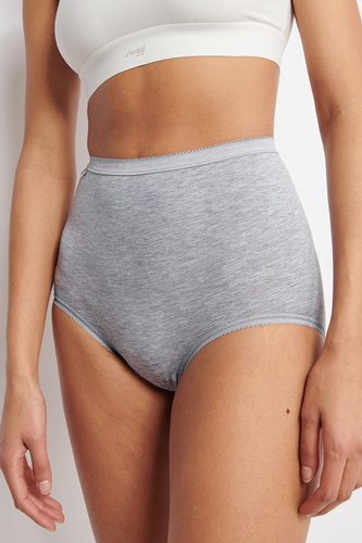 Slip dama Basic+ Maxi C3P Sloggi - V017 gri-bleumarin-ecru