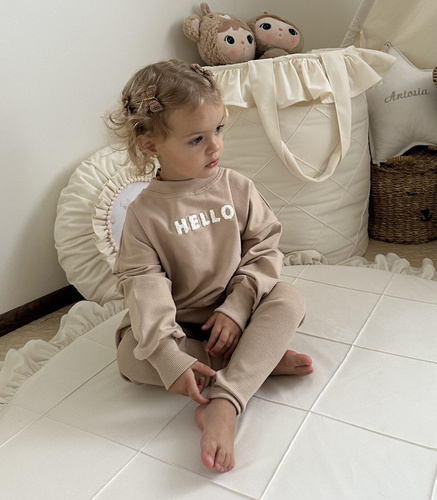 Hanorac Hello Yosoy - caramel