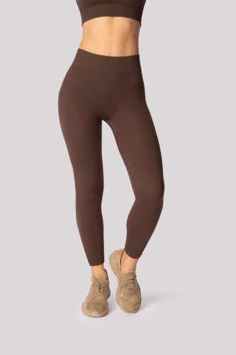 Jambiere de damă cu nervuri Mona caffe