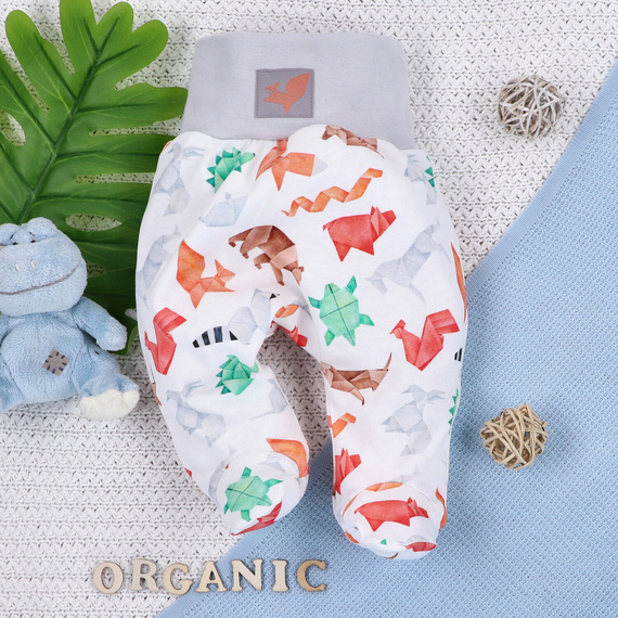 ABN-5390 Costume de dormit Fun Origami din bumbac organic imprimeu Nini