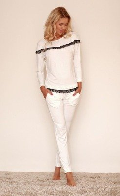 Set pijama pentru femei Calpe Kalimo - ecru