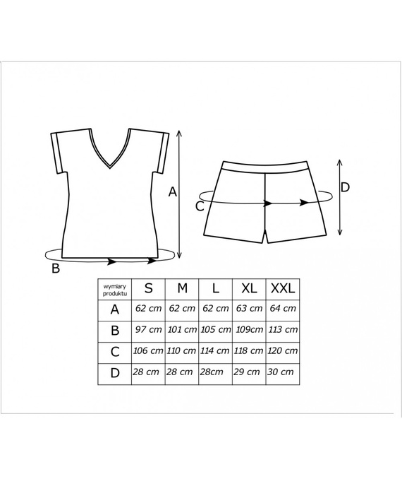 Caroline Short Donna – pijamale de damă din bumbac cu imprimeu floral, mâneci scurte și pantaloni scurți