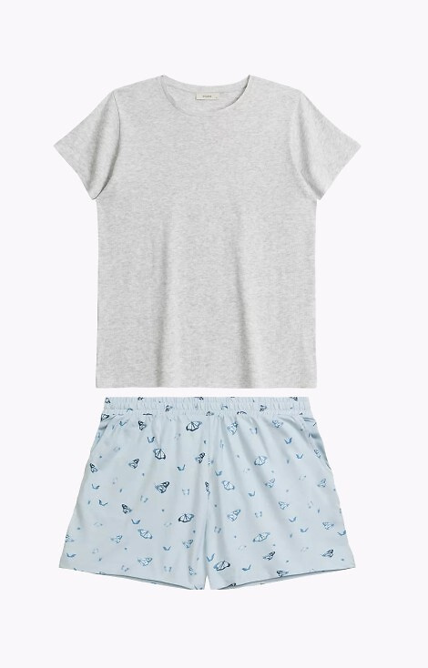 NLP-490/01 ​​Pijama Atlantic pentru femei - albastru