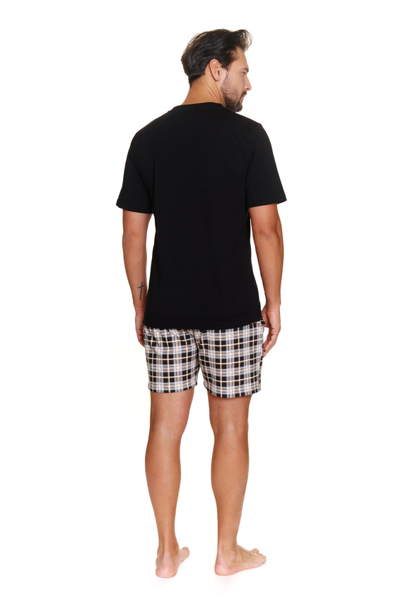 7231 Pijamale pentru bărbați Doctor Nap - neagră