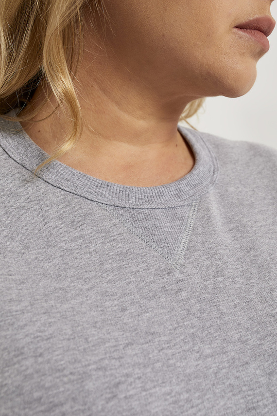 Set lung pentru femei Fox. mânecă, lungime. pantaloni Italian Fashion - melange