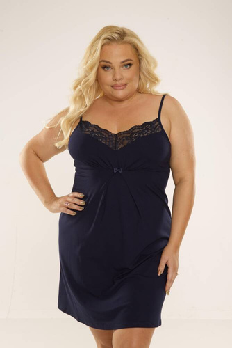 995 Cămașă de noapte Chantal - albastru marin