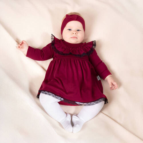 163176 Rochie-body Nicol "Magic of Christmas" - visiniu