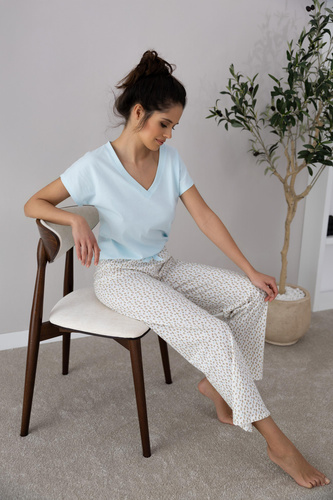 Pijamale Kira Sensis pentru damă - Mint