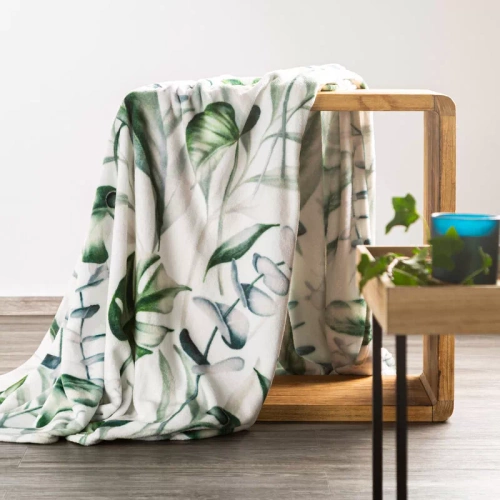 Cuvertura de pat Ellen Blanket lasa Eurocortains alb