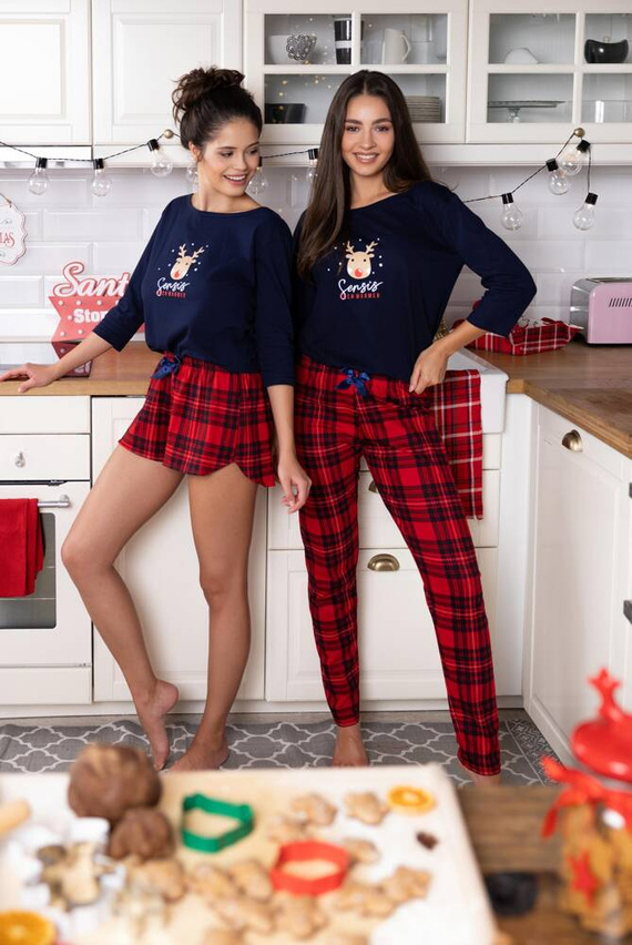 Pijamale pentru femei Myrtle Sensis - Bleumarin