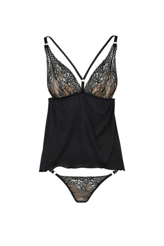 Divine Chemise koszulka damska Casmir czarny 