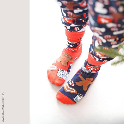 S162D Cookies Șosete lungi Italian Fashion 