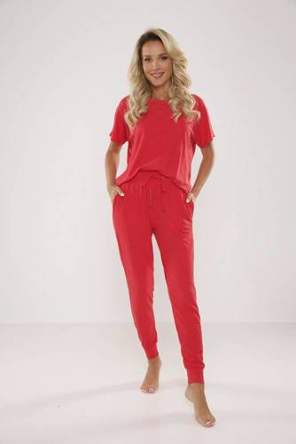 524 Paula Pijama de damă De Lafense - zmeură