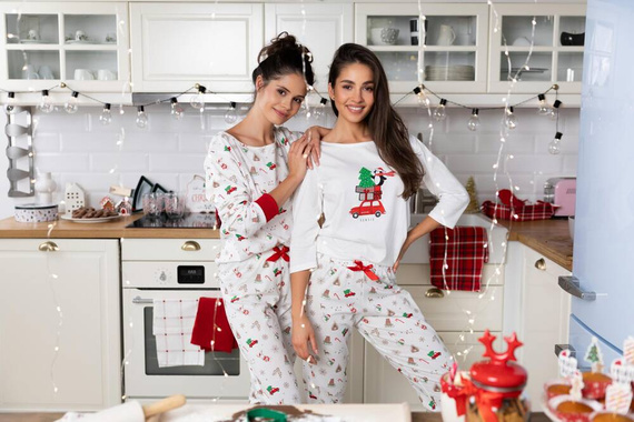 Pijama pentru femei Lillian Sensis -ecru