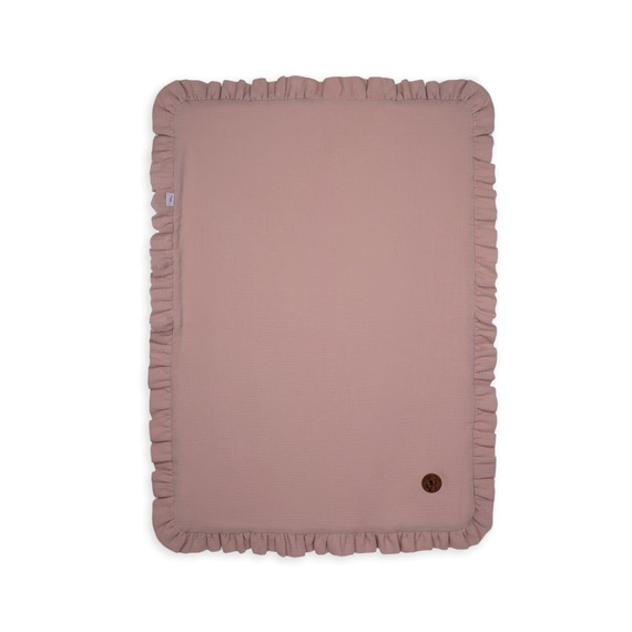 Pătură de muselină roz pudrat pentru un bebeluș Makaszka