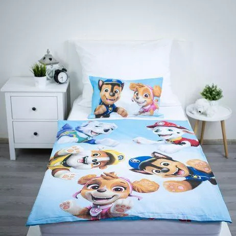 Jerry Fabrics Lenjerie de pat din bumbac Paw Patrol PP650 100x135 40x60 Bumbac