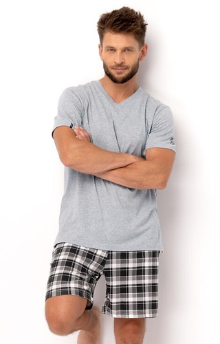 Pijamale pentru bărbați MNS 460 Key - gri