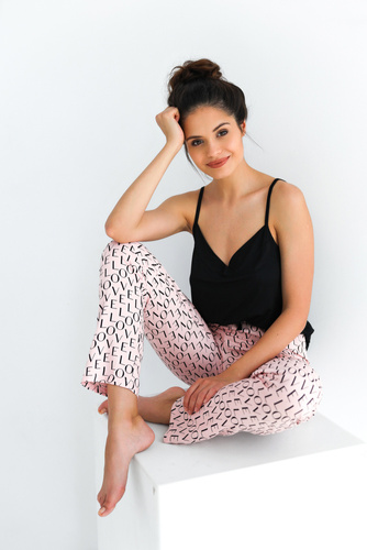 Pijama pentru femei Paula Sensis - negru