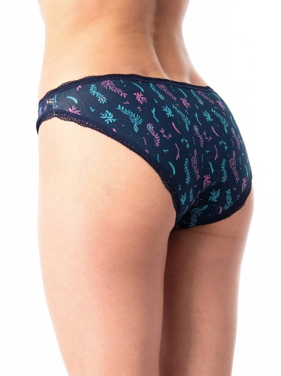 LPR 535 A'2 Slip dama pachet de 2 Key, bleumarin, roz