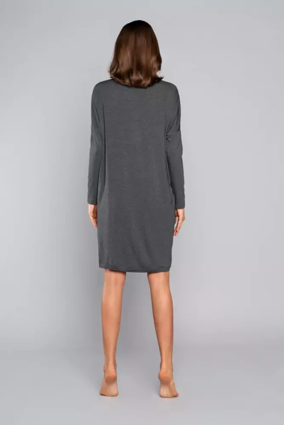 Tirana Tunică pentru femei și gravide Italian Fashion - melange închis 