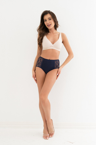 Elba maxi fund Italian Fashion - albastru marin