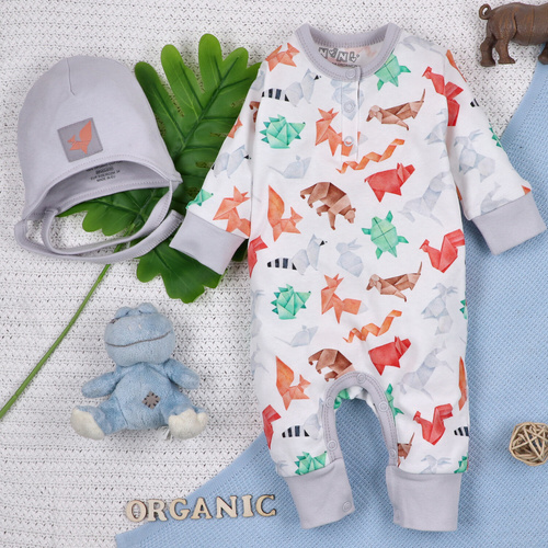 ABN-5387 Salopetă Fun Origami fără picioare Nini imprimeu