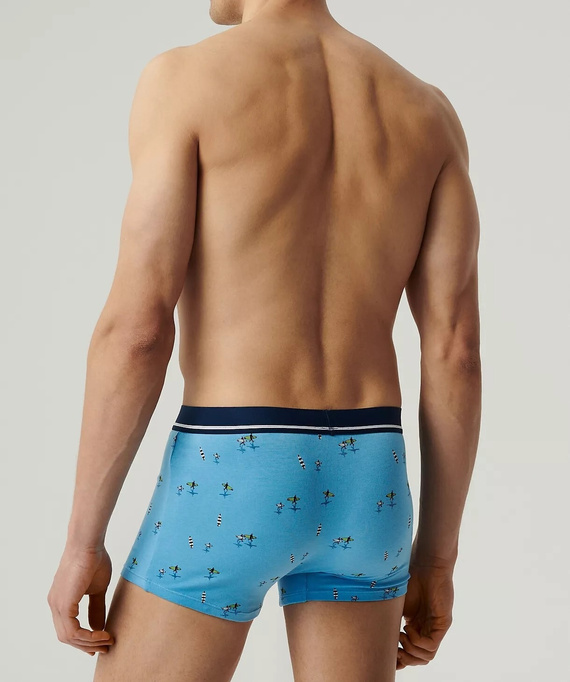 3MH-213 Boxer pentru bărbați, pachet de 3, albastru Atlantic