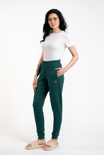Pantaloni de trening Malmo Fashion pentru femei - verde