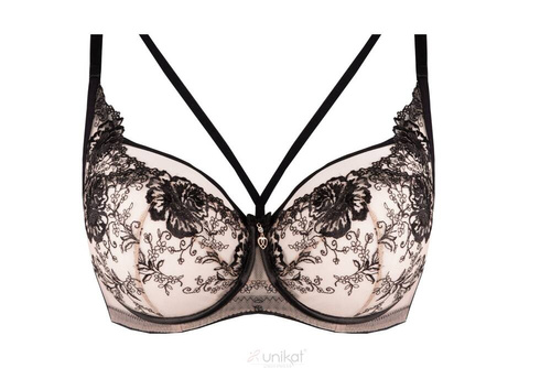 Sutien moale Saskia Unic negru-bej