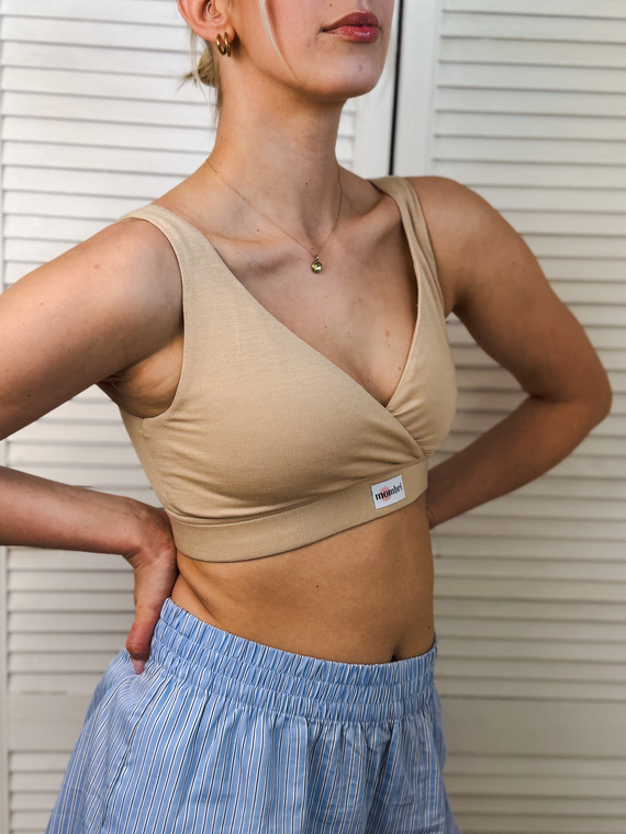 Milk&Love Mombri Klasyk sutien alăptare impermeabil beige