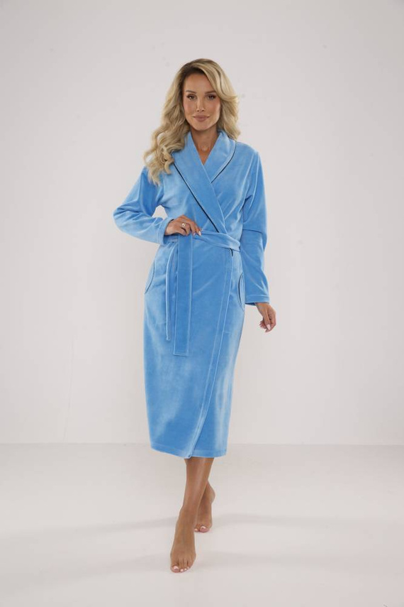 389 / 390 Lydie Halat de damă Forex - albastru