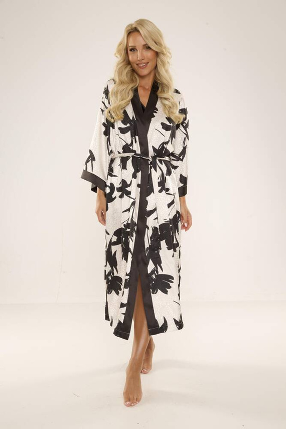 734 Brianna Halat de baie pentru femei De Lafense - negru