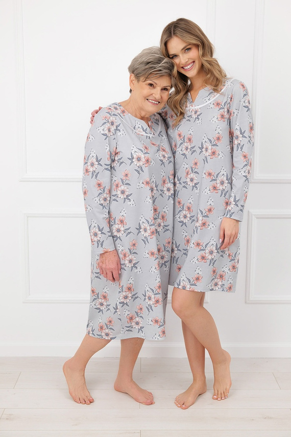 Cămașă de noapte Dobrawa Italian Fashion 100% bumbac mânecă 3/4