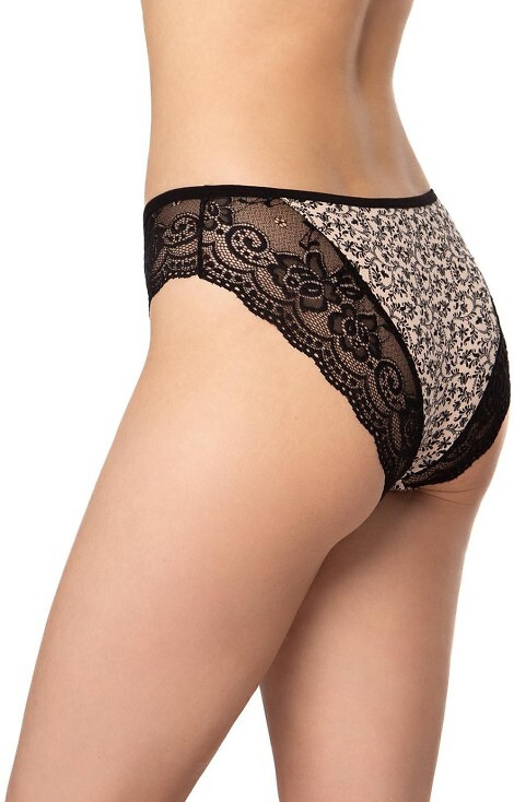 L-1587 Slip de damă Lama, pachet de două, 95% bumbac, confortabil și clasic