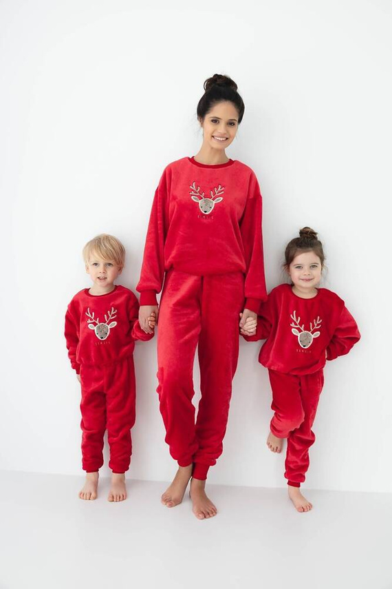 Pijama pentru copii Harriet Kids Sensis - roșu