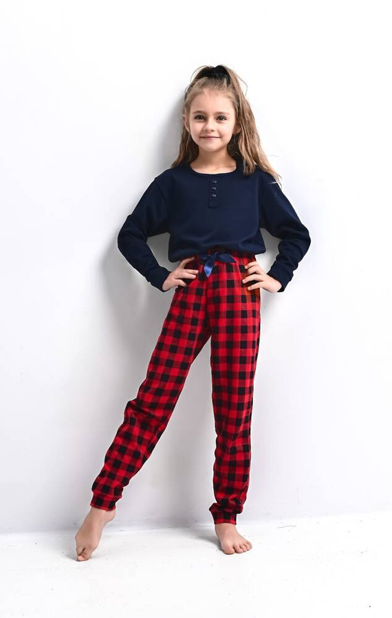 Bonnie Kids Sensis pijama pentru fete - albastru marin