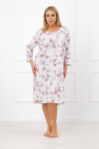 Cămașă de noapte Dobrawa Italian Fashion 100% bumbac mânecă 3/4
