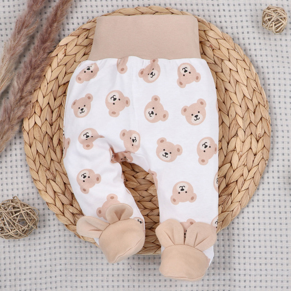 ABK-0048 Set Sweet Bears Baby din bumbac organic Nini