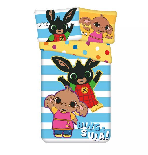Lenjerie Bing Iepurașul și Sula 140x200 bumbac Jerry Fabrics